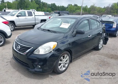 2014 Nissan Versa 1.6 Sl из США, поврежденный, VIN 3N1CN7AP9EL860219